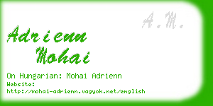 adrienn mohai business card